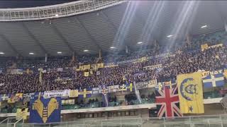 Hellas Verona fans amazing atmosphere at home vs Salernitana [upl. by Aicerg]