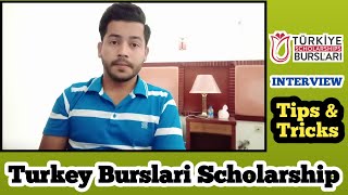 My INTERVIEW Experience of Turkey Burslari Scholarship🇹🇷 Tips amp Trick） [upl. by Mercy947]