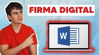 Cómo HACER una FIRMA DIGITAL en WORD en PC 2024 ✅ SIN PROGRAMAS ⏳ [upl. by Wamsley]