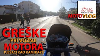 GREŠKE pri vožnji MOTORA [upl. by Crescin507]