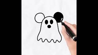 Mickey Mouse ghost👻🎃👻 mickeymouse mickeydisney mickeyhalloween halloween [upl. by Ronn]