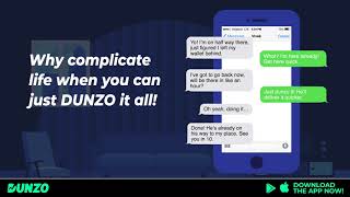 Do you forget things  Use Dunzos pickup and drop service  Same day package delivery [upl. by Agem]