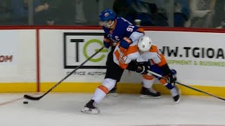 Tavares unstoppable in setting up Islanders OT goal [upl. by Mel]