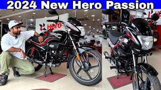 2024 New Hero Passion Plus 🔥  New Update’s 🤔  Complete Detailed Review  Mileage Power  Feature [upl. by Ransell417]