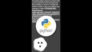 I cant install pythonldap shorts [upl. by Haianeb156]