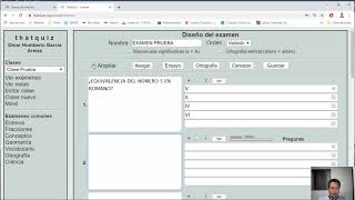 02 DISEÑAR EXAMEN EN THATQUIZ [upl. by Salvatore385]