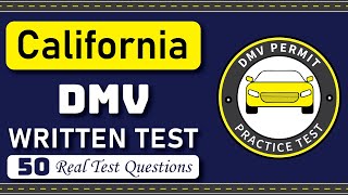 California DMV Written Test 2024  50 REAL TEST Questions and Answers [upl. by Baniez]