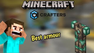 Best armour in Craftermc Minecraft pe  Minecraft craftermc Hypixel [upl. by Darnall]