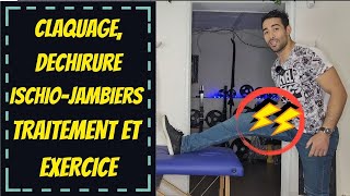 Lésion musculaire ischio jambiers  exercice [upl. by Meehahs]