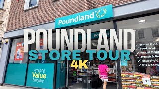 Poundland Store Tour  The UKs Most Affordable Store 4K [upl. by Fronia]