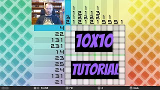 How to solve a Picross puzzle 10x10 [upl. by Donavon]