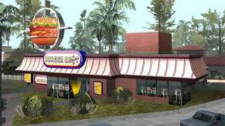 GTA San Andreas Pedestrian Voices  Burger Shot Worker [upl. by Elleneg]