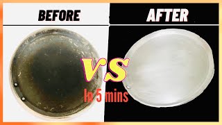 How to reuse old nonstick pancleaning without sand paper within 5 mins kitchen tips Moms Special [upl. by Hallsy]