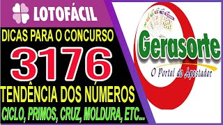 Dicas Para Lotofacil 3176 [upl. by Courtenay]