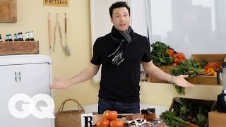 Chef Rocco Dispiritor on Mamas Meatballs – 10 Essentials  Style Guide  GQ [upl. by Llatsyrc638]