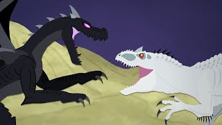 DinoMania  Indominus Rex vs Ender Dragon  Monster Battle [upl. by Gordie]