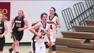 Section 8A Lake of the Woods vs ClearbrookGonvick  Lakeland News Sports  March 3 2016 [upl. by Aisatna]