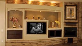 Thunderbird Custom Design  Custom Media Walls amp Drywall Entertainment Centers [upl. by Sapers]