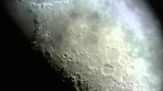 Moon via HP HD4110 webcam and Meade ETX 90 [upl. by Analak]