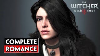 Complete Yennefer Romance All Cutscenes Base Game  Expansions I The Witcher 3 [upl. by Artined]