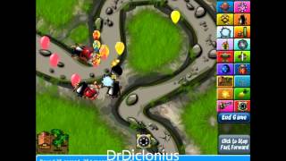 Bloons Tower Defense 4 Walkthrough  Stream Track [upl. by Hapte58]