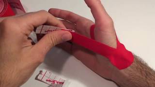 Applicazione Tape Elastico Stabilizzante articolazione trapeziometacarpale [upl. by Selina]