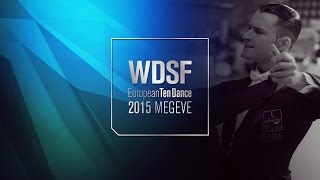 Vodicar  Bychkova SLO  2015 European 10D R1 R  DanceSport Total [upl. by Leigh16]