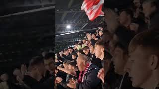 Aberdeen fans post match against rangers aberdeenfc [upl. by Eimmelc]