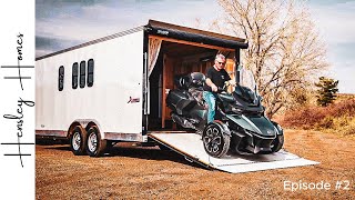 Custom Cargo Conversion Created for a CanAm Spyder Episode 2 [upl. by Hashum]