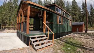 Montana Tiny Home Reveal Also we had a surprise guest check out link below [upl. by Guglielmo]