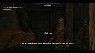 Skyrim  El protagonista se comporta errático en Solitude [upl. by Rednazxela]