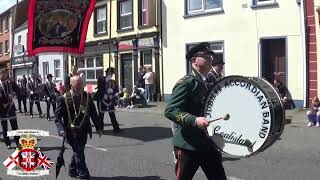 Coalisland Jubilee Accordion Band  Co Fermanagh Grand Black Chapter Parade 2023 [upl. by Jamima641]