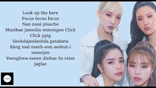 Gogobebe  Mamamoo Lyrics [upl. by Melli468]