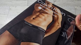 Boxer trunks para hombre marca Calvin Klein calvinklein ropainterior unboxing review [upl. by Koran980]