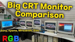 Comparing over 10 different CRT Monitors  which one is the best for Retro Gaming [upl. by Etteuqaj]