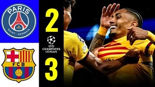 BARCELONA vs PSG TADI MALAM  HASIL LIGA CHAMPIONS TADI MALAM  HASIL BOLA TADI MALAM [upl. by Idur]