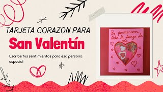 Tarjeta con corazon transparente [upl. by Adiel649]