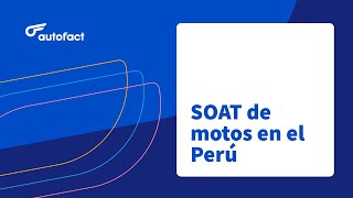 SOAT de motos en Perú 2022 [upl. by Anderegg]