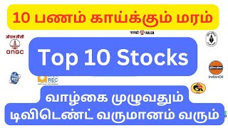 top 10 dividend stocks Highest dividend stocks 2024 tamil highest dividend paying stocks dividends [upl. by Cuyler]