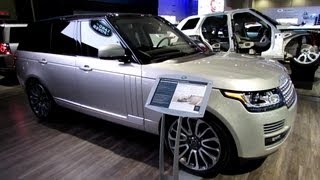 2013 Range Rover Supercharged Autobiography  Exterior Interior Walkaround  2013 Toronto Auto Show [upl. by Selway151]