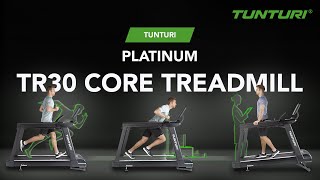 Tunturi Platinum TR30 Core Treadmill  Tunturi New Fitness [upl. by Merci]