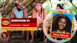 Survivor 41 Stockwatch Week 8  Kemi Fakunle [upl. by Einnep]