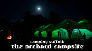 camping in suffolk  the orchard campsite [upl. by Ainniz31]