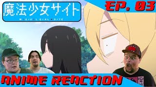 SURPRISINGLY FUNNY  Anime Reaction Mahou Shoujo Site Ep 03 [upl. by Liddy69]