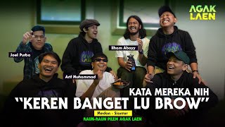 DARI MEDAN SAMPE SIANTAR BIKIN PASUKAN NGAKAK BRUTAL   PROMO PILEM AGAK LAEN [upl. by Omissam]