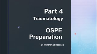 Forensic Medicine OSPE  Part 4  Traumatology [upl. by Olumor]