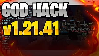 BEST MCPE 12141 HACK CLIENT  GOD HACKED CLIENT FOR MOBILE IOS ANDROID PC Minecraft Bedrock [upl. by Idoj]