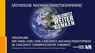 VERLEIHUNG DER HANSCARLVONCARLOWITZ NACHHALTIGKEITSPREISE 2024 [upl. by Wallraff]