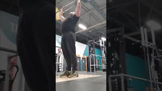 Overhead press 55 kg x 6 5 kg improvement [upl. by Novelia]