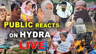 Old City Hydra Victims Agresive Comments  Musi River  Revanth Reddy  KCR  Asian Tv News [upl. by Heydon606]